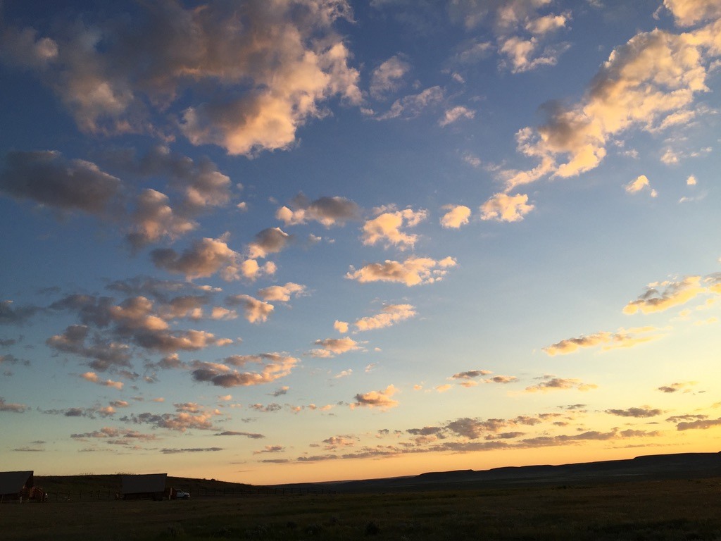 Sunset at Grasslands National Park
